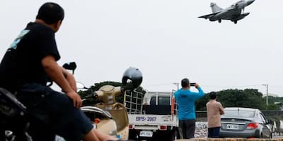 ¡Tensión! Taiwán detecta 38 aviones chinos alrededor de la isla 