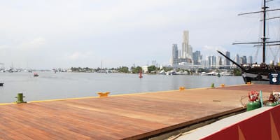 Obras del muelle La Bodeguita: está listo el 94% de la primera fase