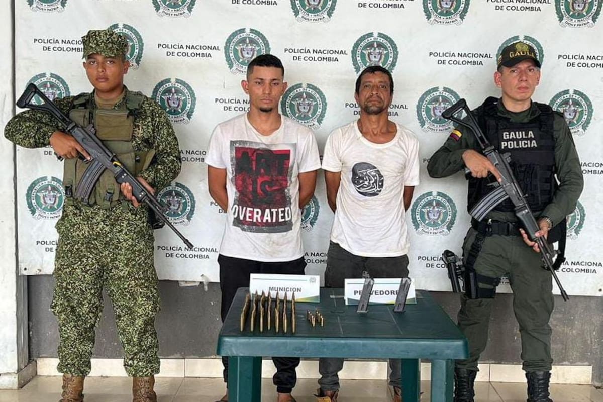 No vendían plátanos: en sacos llevaban material de guerra del Clan del Golfo