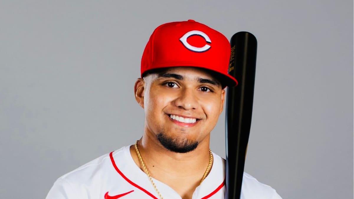 Daniel Vellojín, jugador de los Cincinnati Reds. //Cortesía