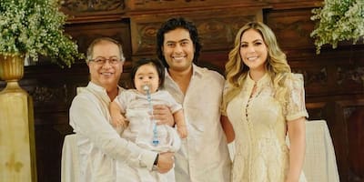 Video: Gustavo Petro asistió al bautizo de su nieto en Barranquilla