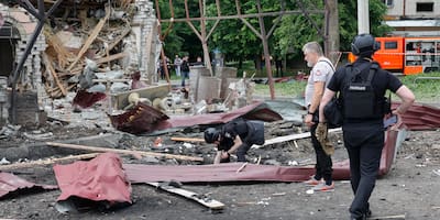 Bombardeo ruso en Járkov, Ucrania, dejó 7 personas muertas 