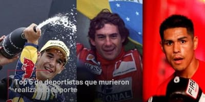 Top 5 de deportistas que murieron realizando deporte