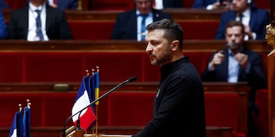 Volodímir Zelenski en Francia: “Europa ya no es un continente de paz”