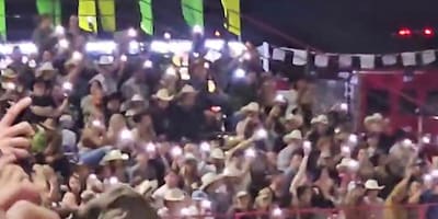 Video: Toro de rodeo salta valla de una arena, tres personas resultan heridas