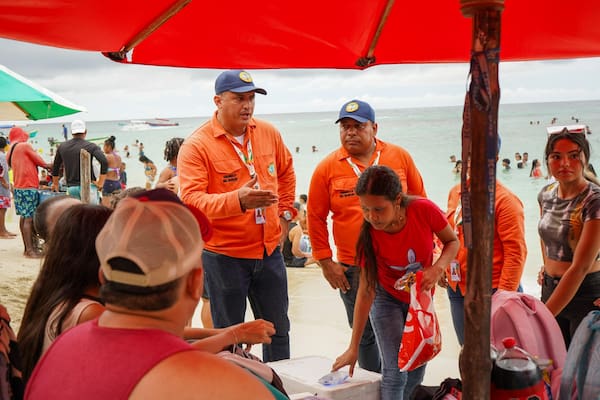 Así fue la jornada de prevención liderada por la Alcaldía en Playa Blanca, Barú 