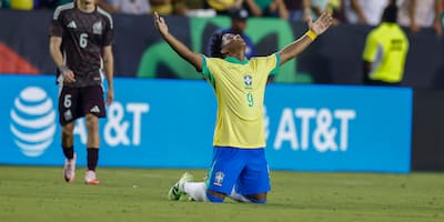 Brasil resolvió al final con Endrick: victoria 3-2 ante México