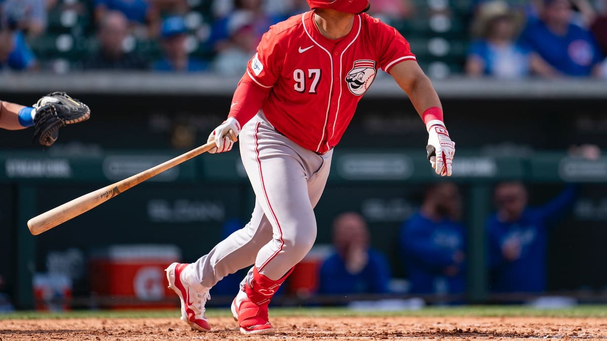 Daniel Vellojín, jugador de los Cincinnati Reds. //Cortesía